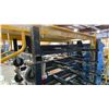 Image 1 : MACK RACK I 1000 LBS CAPACITY BLACK FOLDING MOBILE INDUSTRIAL WIRE / PRODUCT RACK