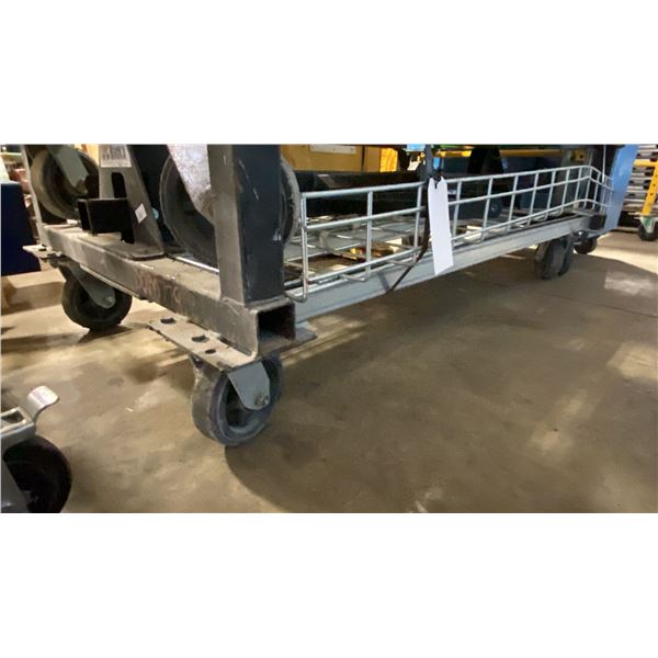 MACK RACK I 1000 LBS CAPACITY GREEN FOLDING MOBILE INDUSTRIAL WIRE / PRODUCT RACK
