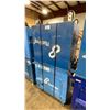 Image 1 : 2 BLUE METAL SINGLE DOOR SINGLE DRAWER HEAVY DUTY MOBILE TOOL STORAGE CHEST