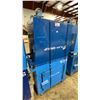 Image 2 : 2 BLUE METAL SINGLE DOOR SINGLE DRAWER HEAVY DUTY MOBILE TOOL STORAGE CHEST