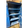 Image 3 : BLUE METAL MOBILE 2 DOOR JOB BOX STORAGE CABINET APPROX 60"W X 24"D X 69"H