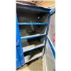 Image 3 : BLUE METAL MOBILE 2 DOOR JOB BOX STORAGE CABINET APPROX 60"W X 24"D X 69"H