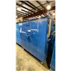 Image 1 : BLUE METAL MOBILE 2 DOOR JOB BOX STORAGE CABINET APPROX 60"W X 24"D X 69"H