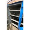 Image 4 : BLUE METAL MOBILE 2 DOOR JOB BOX STORAGE CABINET APPROX 60"W X 24"D X 69"H