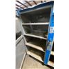 Image 4 : BLUE METAL MOBILE 2 DOOR JOB BOX STORAGE CABINET APPROX 60"W X 24"D X 69"H