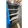 Image 3 : BLUE METAL MOBILE 2 DOOR JOB BOX STORAGE CABINET APPROX 60"W X 24"D X 69"H
