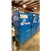Image 2 : BLUE METAL MOBILE 2 DOOR JOB BOX STORAGE CABINET APPROX 60"W X 24"D X 69"H