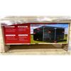 Image 1 : SDLANCH SDLGM1220F HEAVY DUTY GALVANIZED CORRUGATED BLACK METAL LIVESTOCK SHELTER WITH