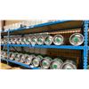 Image 2 : SHELF OF 10 COMMERCIAL METAL BEER KEGS *MUST TAKE ALL ON SHELF*