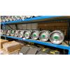 Image 2 : SHELF OF 8 COMMERCIAL METAL BEER KEGS *MUST TAKE ALL ON SHELF*