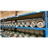 Image 2 : SHELF OF 10 COMMERCIAL METAL BEER KEGS *MUST TAKE ALL ON SHELF*