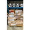 Image 1 : PALLET OF WITHOUT SKIN CHANA & ASSORTED FOOD ITEMS *MUST TAKE ALL*