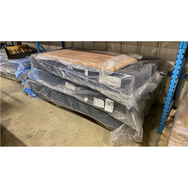STACK OF ASSORTED NEW SINGLE BOX SPRINGS *MUST TAKE ALL*
