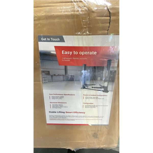 TPL INDUSTRIAL 10,000 LB CAPACITY 2-POST 4 POINT VEHICLE LIFT *COLOR GREY*