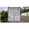 Image 4 : GREY 40' 52,910 LB MAX CAPACITY INDUSTRIAL TRANSPORT CONTAINER WITH 4 DUAL SWING SIDE DOORS DUAL