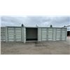 Image 6 : GREY 40' 52,910 LB MAX CAPACITY INDUSTRIAL TRANSPORT CONTAINER WITH 4 DUAL SWING SIDE DOORS DUAL