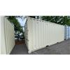 Image 1 : BEIGE 20' 67,200 LB MAX CAPACITY INDUSTRIAL TRANSPORT CONTAINER WITH DUAL SWING REAR DOORS