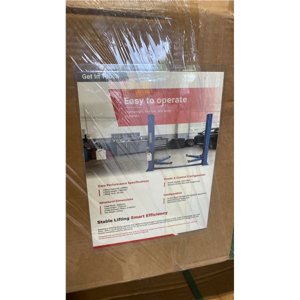 TPL INDUSTRIAL 10,000 LB CAPACITY 2-POST 4 POINT VEHICLE LIFT *COLOR BLUE*