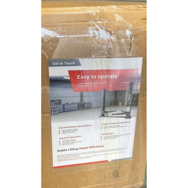 TPL INDUSTRIAL 10,000 LB CAPACITY 2-POST 4 POINT VEHICLE LIFT *COLOR GREY*