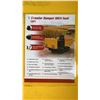 Image 1 : SDLANCH CDWS25 YELLOW RIDE ON GAS POWERED MINI CRAWLER DUMPER, 3 SPEED, 9" TRACKS, MANUAL DUMP BOX