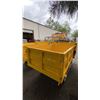 Image 4 : SDLANCH CDWS25 YELLOW RIDE ON GAS POWERED MINI CRAWLER DUMPER, 3 SPEED, 9" TRACKS, MANUAL DUMP BOX