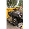 Image 6 : SDLANCH CDWS25 YELLOW RIDE ON GAS POWERED MINI CRAWLER DUMPER, 3 SPEED, 9" TRACKS, MANUAL DUMP BOX