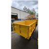 Image 4 : SDLANCH CDWS25 YELLOW RIDE ON GAS POWERED MINI CRAWLER DUMPER, 3 SPEED, 9" TRACKS, MANUAL DUMP BOX
