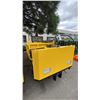 Image 5 : SDLANCH CDWS25 YELLOW RIDE ON GAS POWERED MINI CRAWLER DUMPER, 3 SPEED, 9" TRACKS, MANUAL DUMP BOX