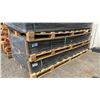 Image 1 : PALLET OF 15 BLACK INDUSTRIAL 4'W X 8'L HIGH-DENSITY POLYETHYLENE GROUND PROTECTION MATS &
