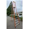 Image 3 : ALLRIGHT 10' ORANGE CARBON FIBER INDUSTRIAL PLATFORM LADDER