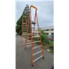 Image 3 : ALLRIGHT 8' ORANGE CARBON FIBER INDUSTRIAL PLATFORM LADDER
