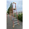 Image 3 : WERNER PODIUM 8' ORANGE CARBON FIBER INDUSTRIAL PLATFORM LADDER