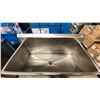 Image 4 : STAINLESS STEEL 48"W X 24"D X35"H SINGLE BAY COMMERCIAL WASH SINK