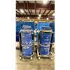 Image 1 : 2 DIAMOND VANTAGE DC3300 MOBILE ELECTRIC INDUSTRIAL WAREHOUSE VACUUMS *NO HOSES*
