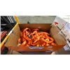 Image 2 : BOX OF ASSORTED ORANGE LIGHT DUTY RATCHET TIE DOWN STRAPS