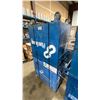 Image 1 : 2 BLUE METAL SINGLE DOOR SINGLE DRAWER HEAVY DUTY MOBILE TOOL STORAGE CHEST