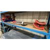 Image 1 : SHELF OF ASSORTED COMMERCIAL SNOW SHOVELS & SIDEWALK SCRAPERS