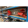 Image 1 : SHELF OF ASSORTED COMMERCIAL SNOW SHOVELS