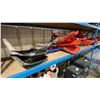 Image 2 : SHELF OF ASSORTED COMMERCIAL SNOW SHOVELS