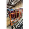 Image 5 : 9 SILVER SANCTION POSTS WITH 8 RED VELVET ROPES *CART NOT INCLUDED*