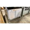 Image 1 : METAL STACKABLE FOLD DOWN PALLET BIN APPROX 40" X 34" X 26"H