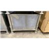 Image 3 : METAL STACKABLE FOLD DOWN PALLET BIN APPROX 40" X 34" X 26"H