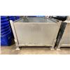 Image 3 : METAL STACKABLE FOLD DOWN PALLET BIN APPROX 40" X 34" X 26"H