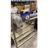 Image 3 : GROUP OF ASSORTED ITEMS- STATIONARY CLOTHING RACK, PLANTER POT, FOLDING CHAIRS, PLASTIC 4 WHEEL