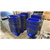 Image 2 : APPROX 64 BLUE MOBILE SHOPPING BASKETS