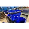 Image 4 : APPROX 64 BLUE MOBILE SHOPPING BASKETS