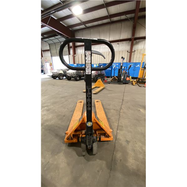 LIFT-RITE TITAN ORANGE 5500 LB CAPACITY PALLET JACK