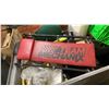 Image 8 : CONTENTS OF GREY MOBILE CART OF ASSORTED AUTOMOTIVE ITEMS, FLOOR JACKS & HAND TOOLS