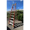 Image 2 : WERNER PODIUM 6' ORANGE CARBON FIBER INDUSTRIAL PLATFORM LADDER