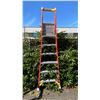 Image 1 : WERNER PODIUM 6' ORANGE CARBON FIBER INDUSTRIAL PLATFORM LADDER